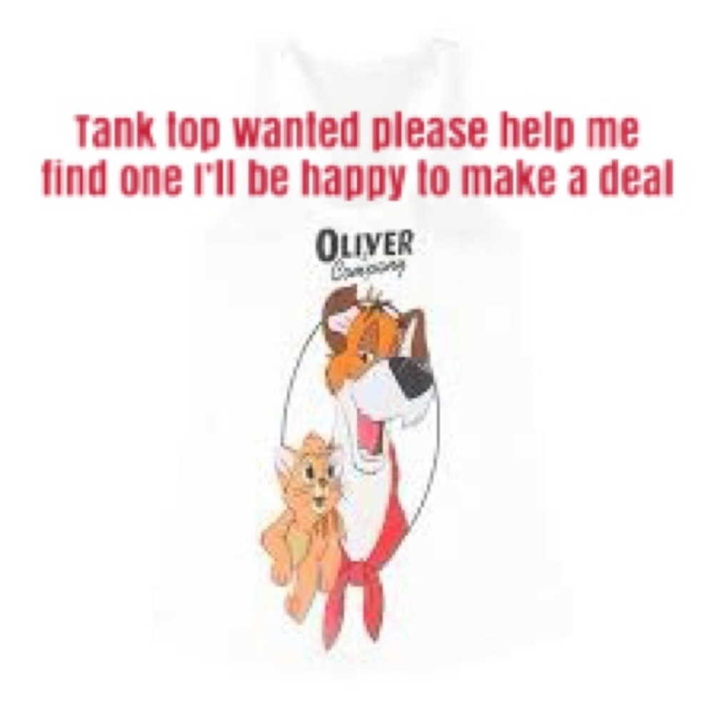 Oliver and company tank top